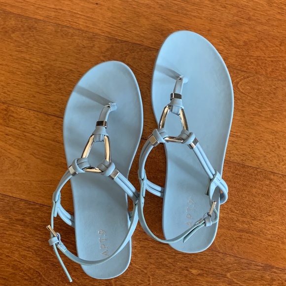 Apt. 9 Shoes - Women's Apt 9 Blue/Silver Sandal-6